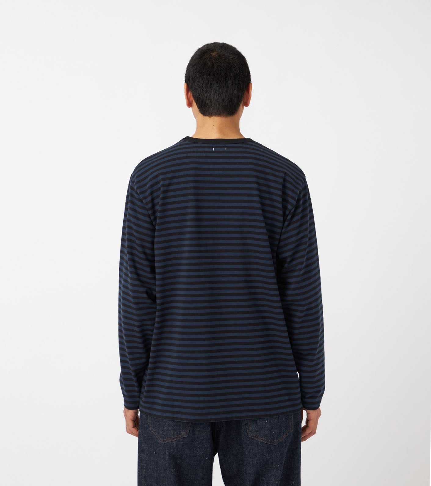 nanamica COOLMAX Stripe Jersey L/S Tee